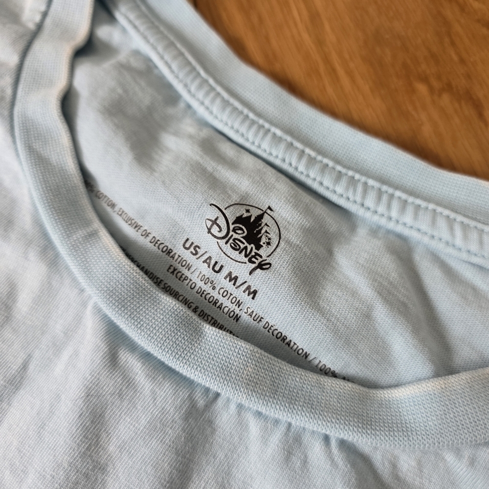 Disney Parks t-shirt featuring the slogan "The Most Magical Place on Earth" Blue - Picture 5 of 6
